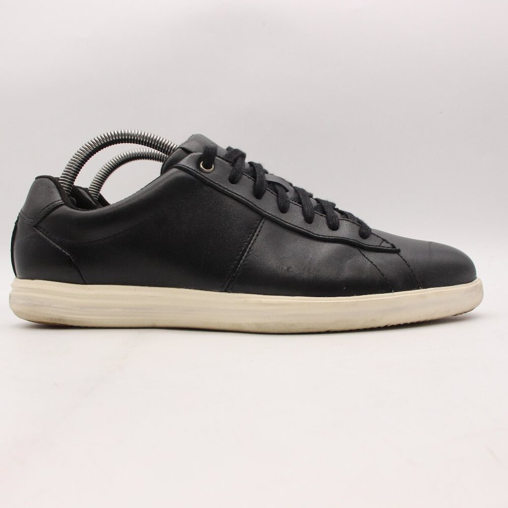 Cole Haan Grand OS Reagan Shoes Men's Size 8.5 M Leather Black White C32499